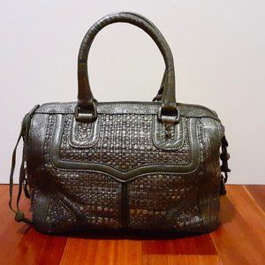 New Rebecca Minkoff MAB Bombe Metallic Tweed Bag